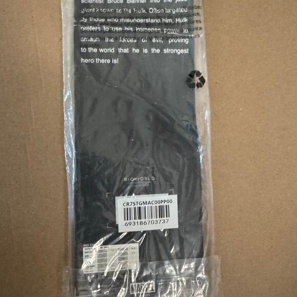 MARVEL HULK Tube Socks NIP Sock Size 10 - 13 Ages 14 & Older - Picture 5 of 5